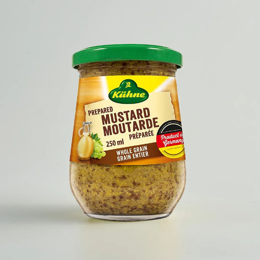 Kuhne Mustard Whole Grain 255g